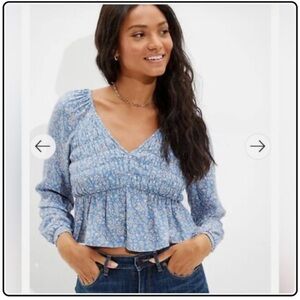 American Eagle Floral Top